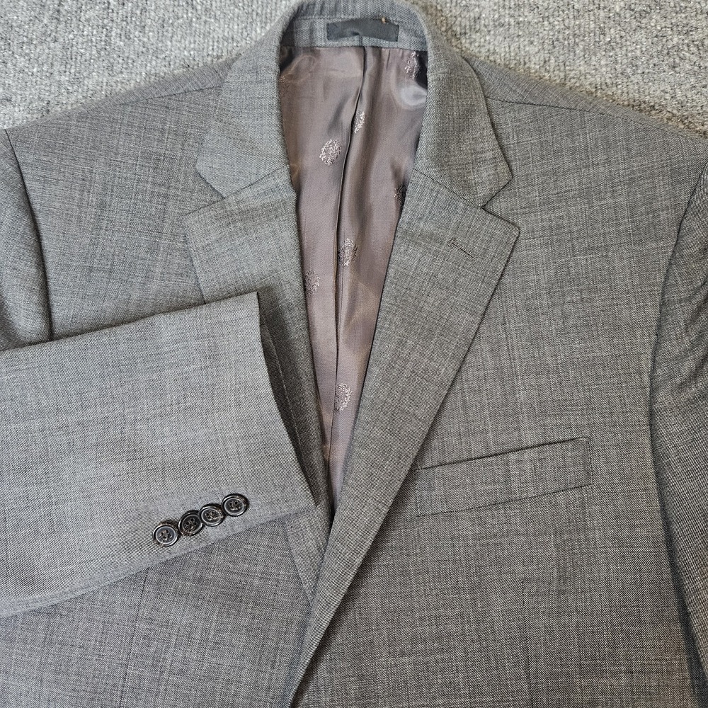 Ralph Lauren Black Label Wool Blazer Size 42R Gray Business‎ Office Preppy